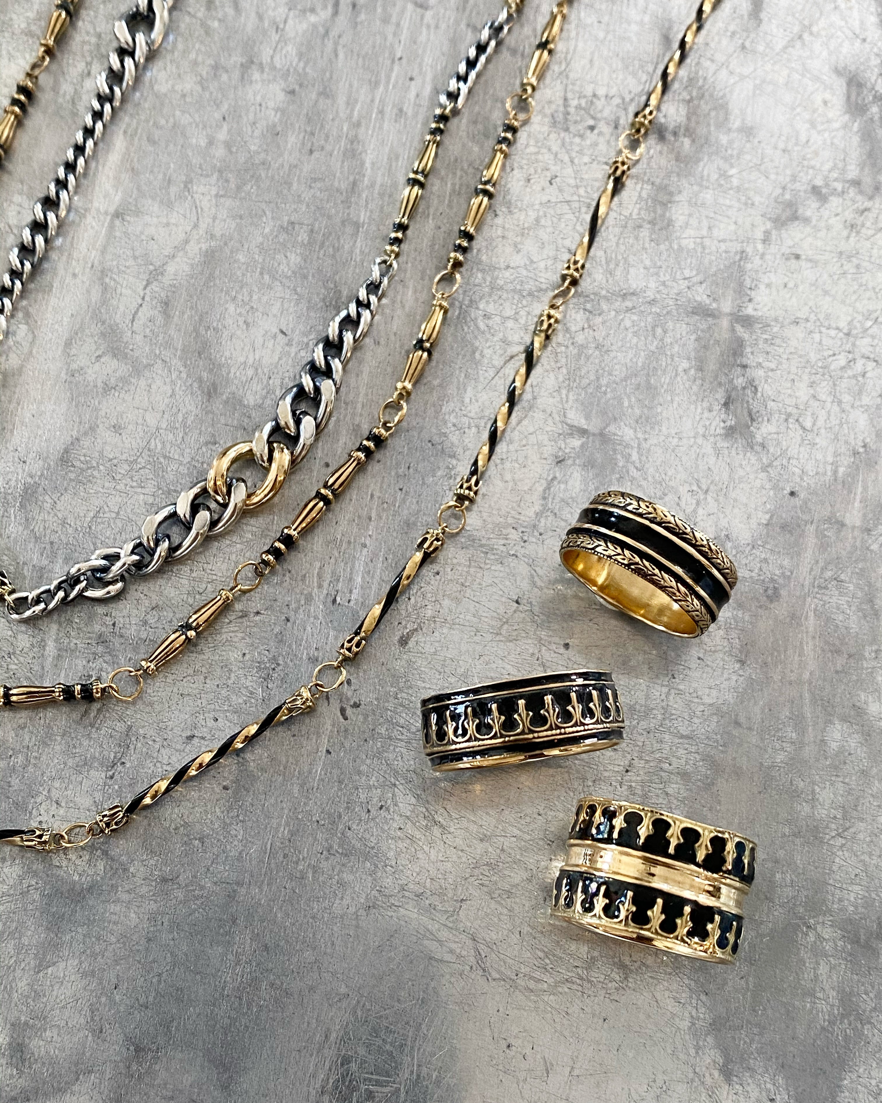 cloisonné enamel – Rusty Thought