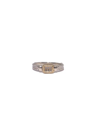 Combination Signet Diamond Ring