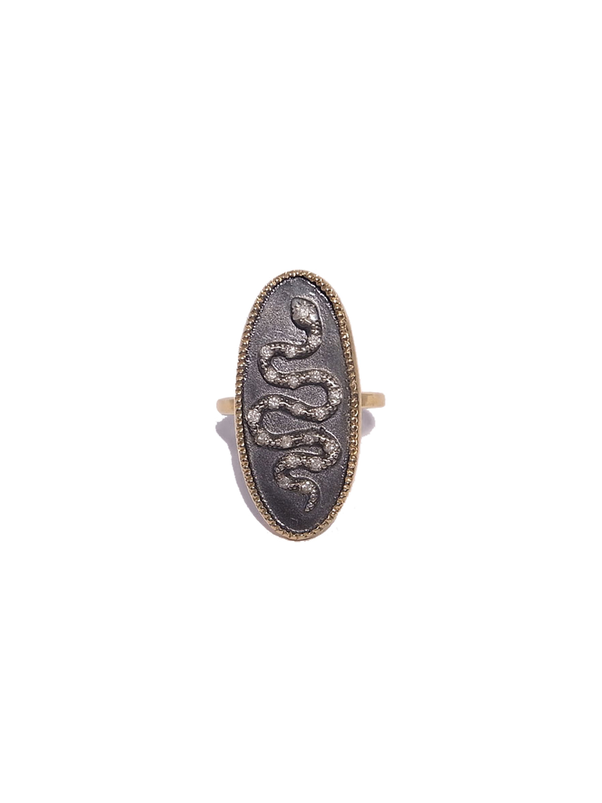 Snake Cameo Ring