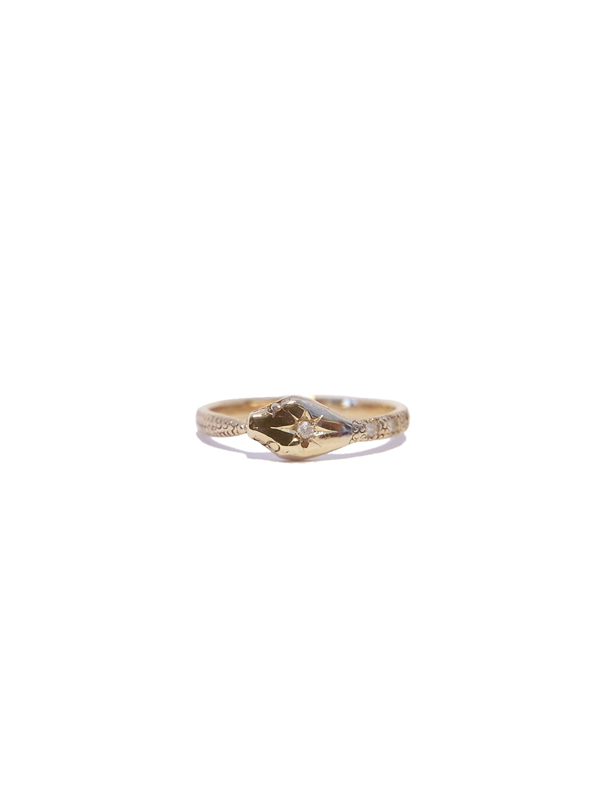 Halo Snake Ring Large