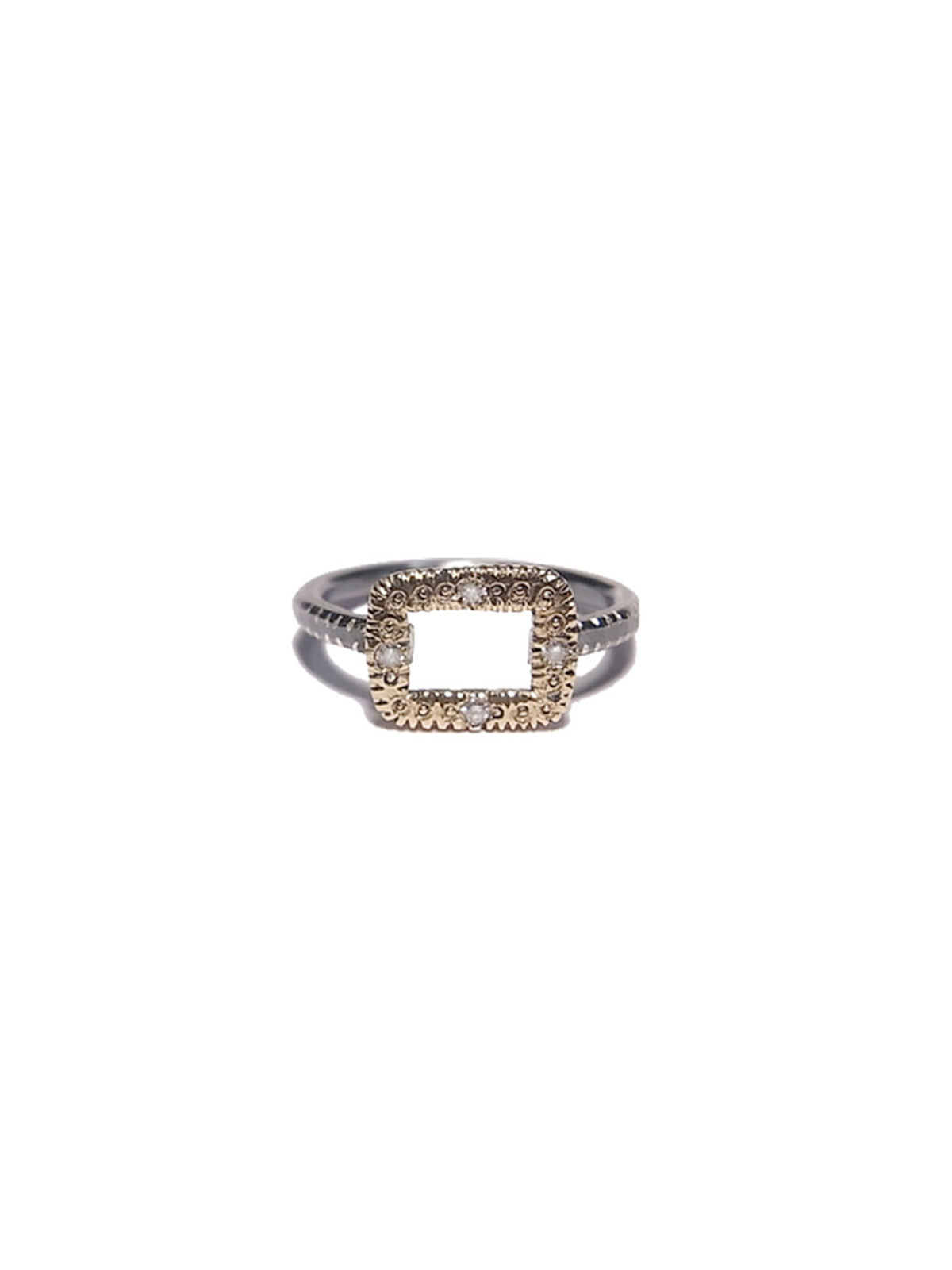 Stitch Petite Square Ring