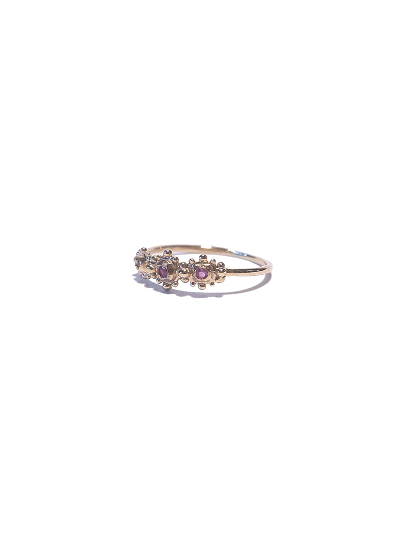 Decorated Chaton Ring