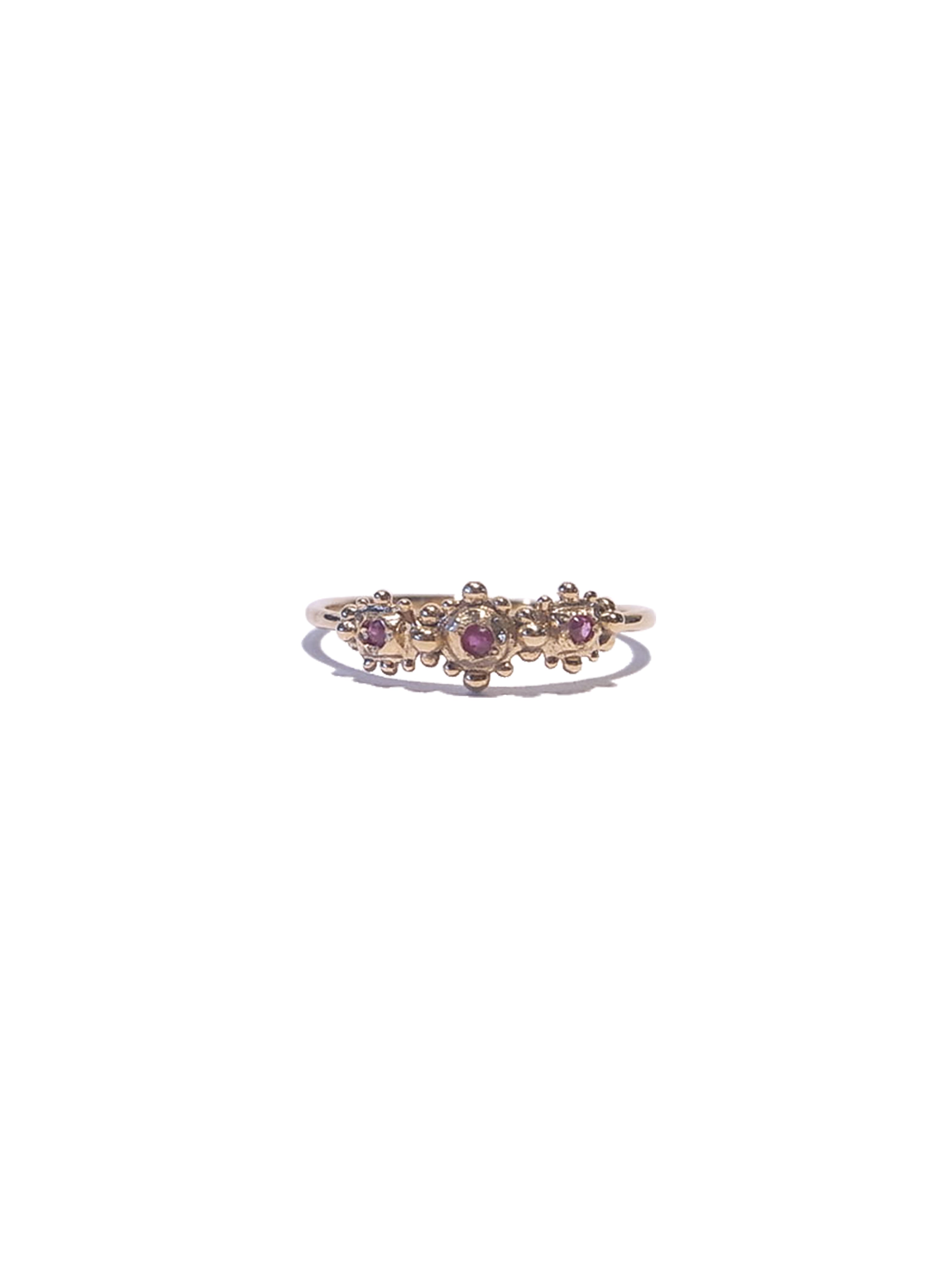 Rusty Thought 9号　エメラルドリング Decorated Chaton Ring – Rusty Thought
