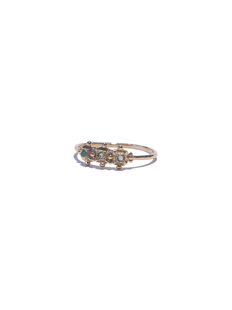 Decorated Chaton Ring