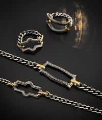 Framed Chain Bracelet