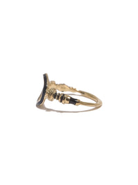 Enamel frame Ring