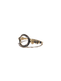 Enamel frame Ring