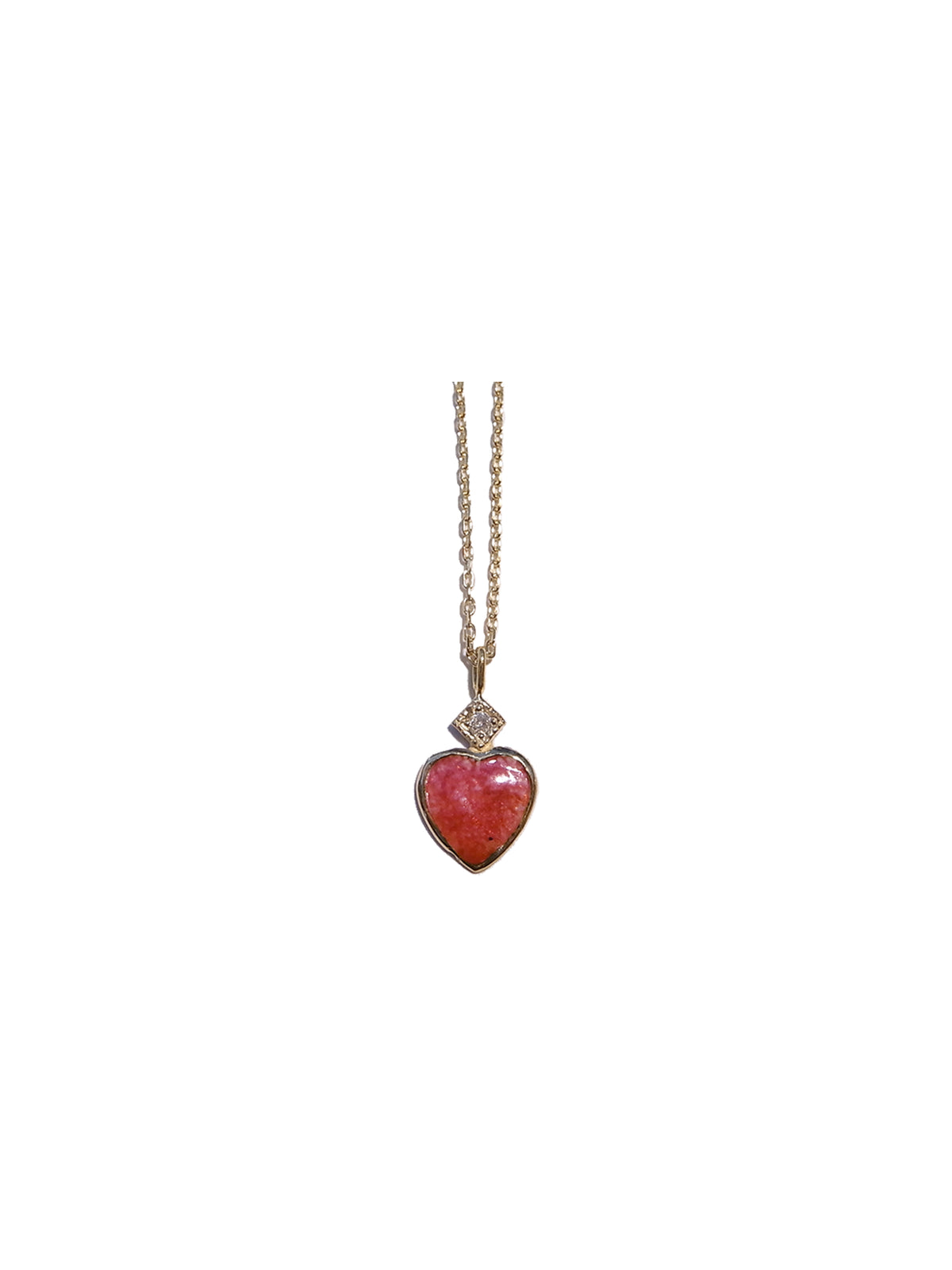 Enamel Heart Necklace