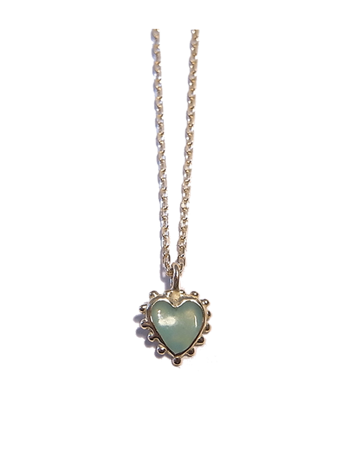 Enamel Heart Necklace