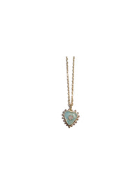 Enamel Heart Necklace