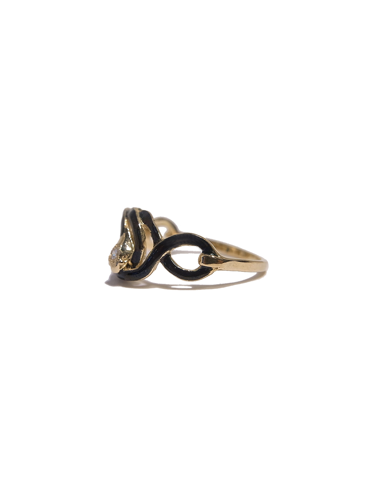 Enamel Serpent Ring