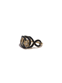 Enamel Serpent Ring