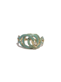 Enamel Serpent Ring