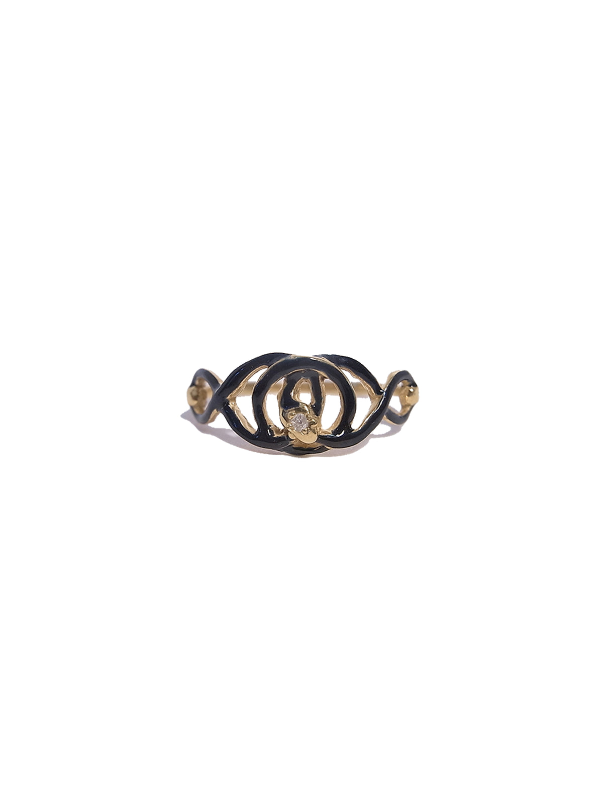 Enamel serpent Ring