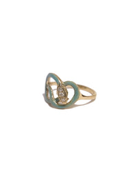 Enamel serpent Ring