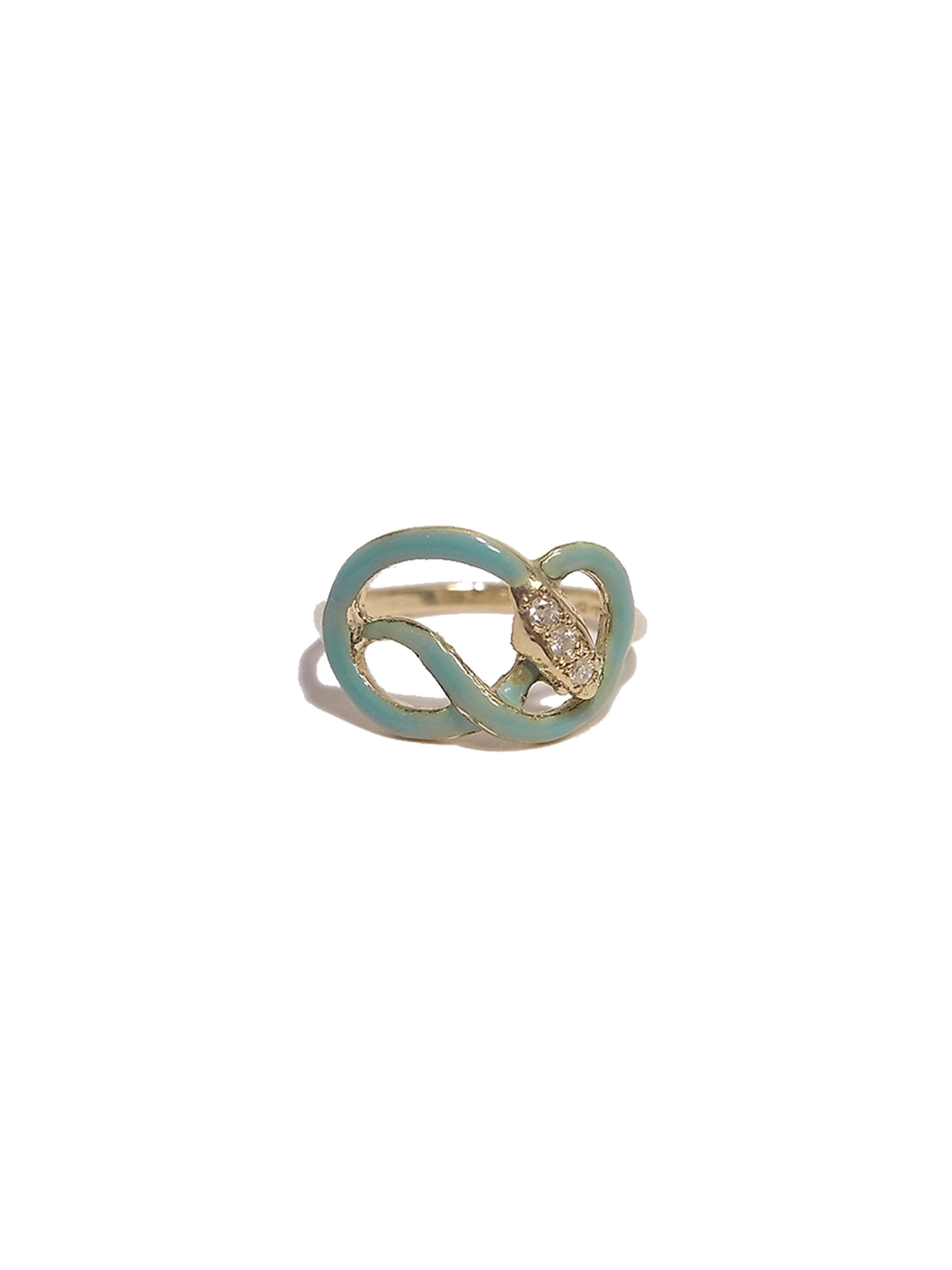 Enamel serpent Ring