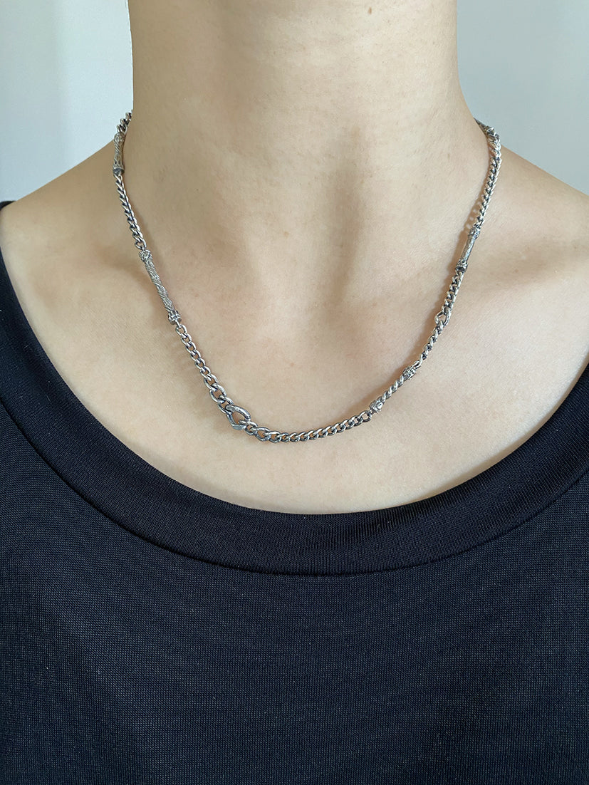 Link Chain Silver Necklace