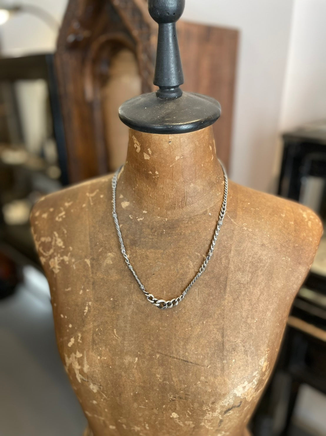 Link Chain Gradation Necklace 'L