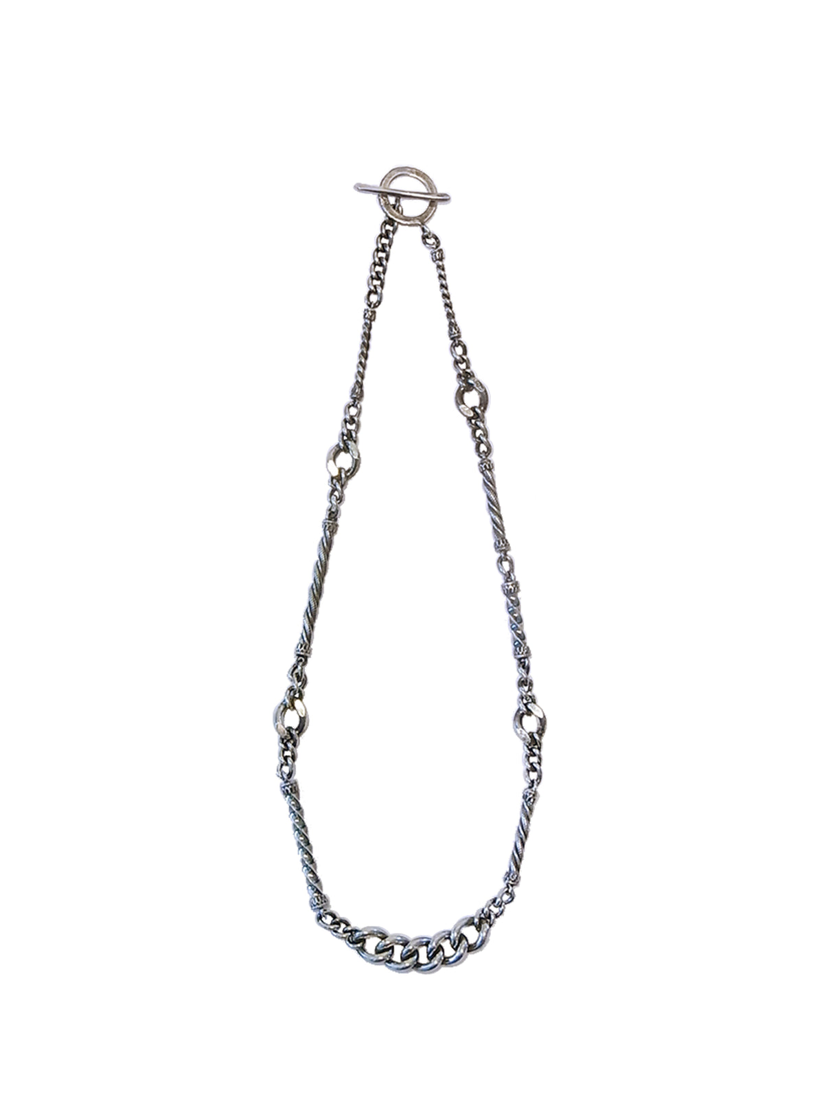 Link Chain Gradation Necklace 'M