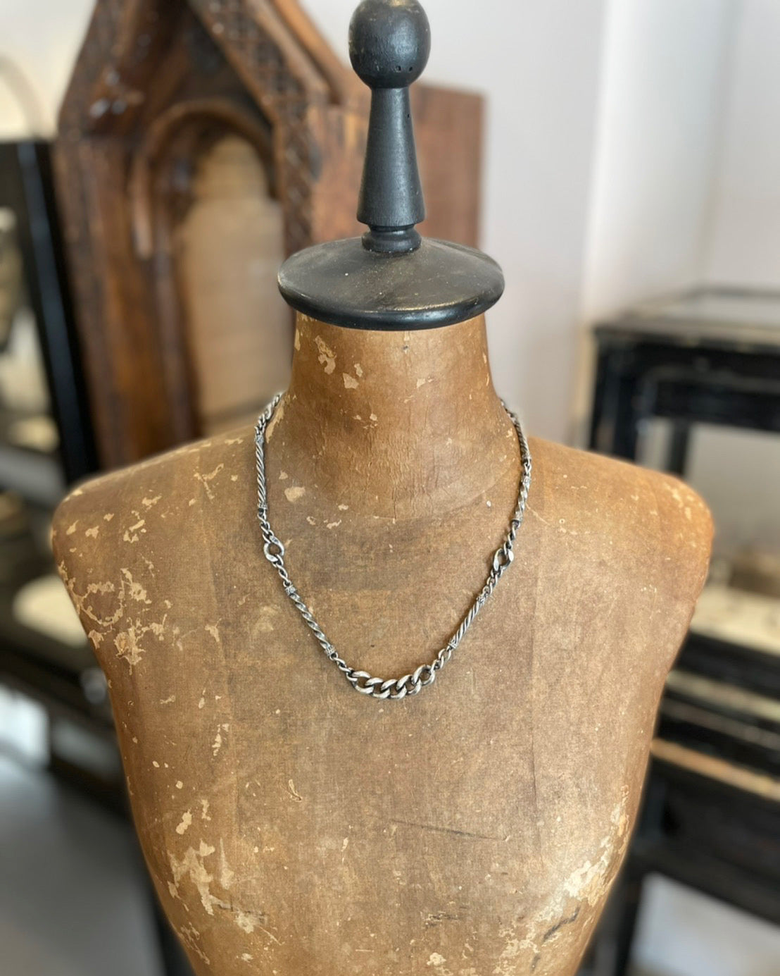 Link Chain Gradation Necklace 'M