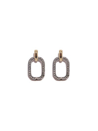 Landscape Contrast Chain Earrings