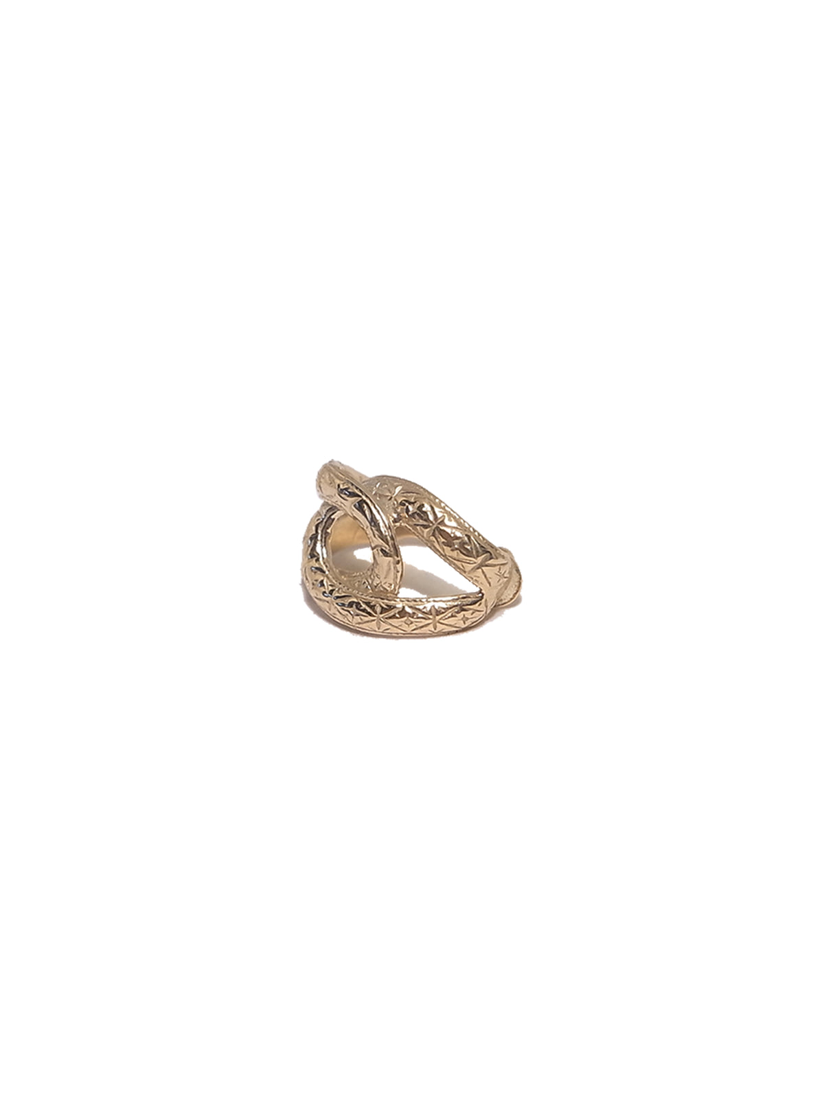 Golden eye ear cuff