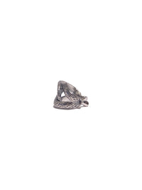Open your eyes Silver ear cuff