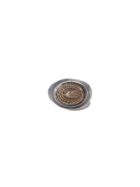 Coin Ring - Feather