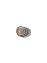 Coin Ring - Feather