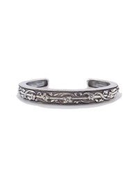 Baroque leaf cuff bracelet