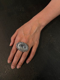Gemlike Frame Ring