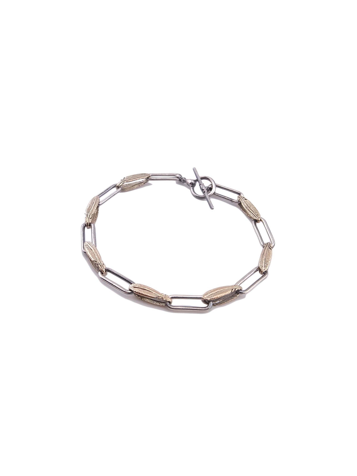 Golden Feather Mixed Bracelet