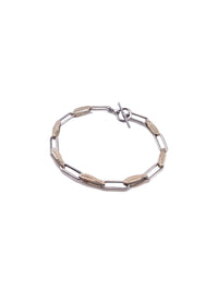 Golden Feather Mixed Bracelet