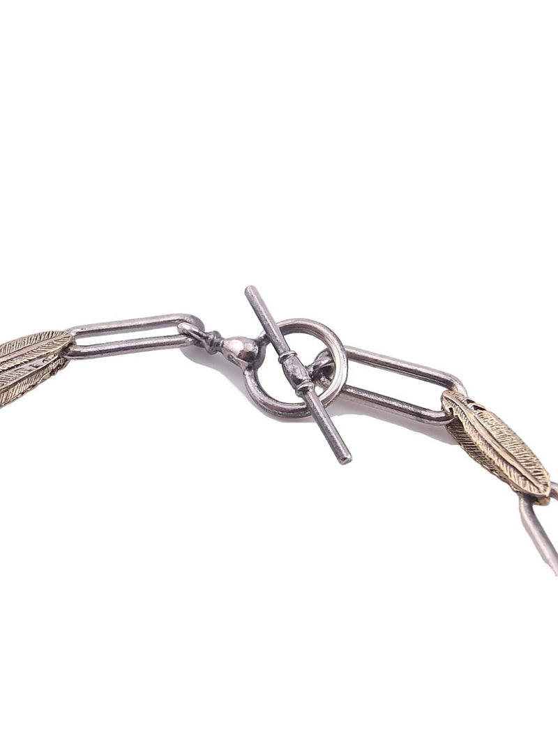 Golden Feather Mixed Bracelet