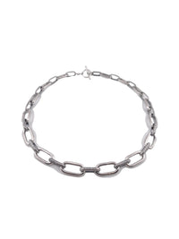 Engraved Chain Link Necklace