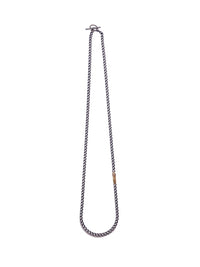 Plain Chain Necklace -Feather Charm