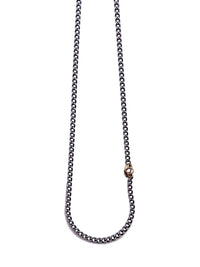 Plain Chain Necklace -Snake Charm
