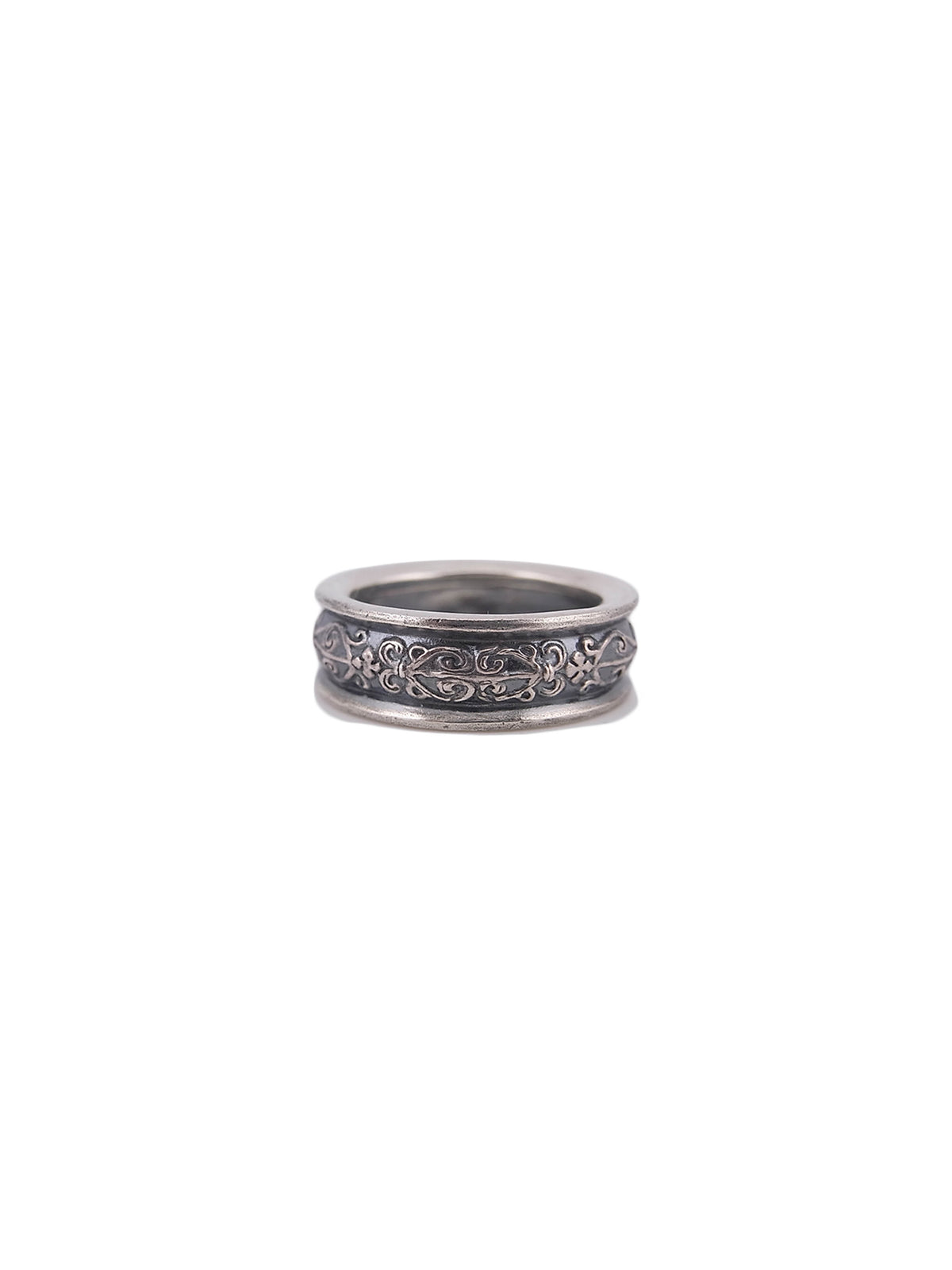 engraved pattern flat ring