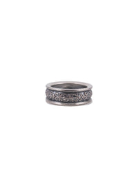 engraved pattern flat ring
