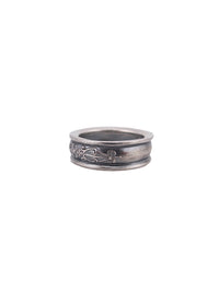 engraved pattern flat ring