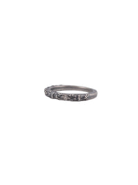 Engraved Pattern Diamond Band 'S