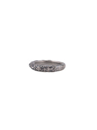 Engraved Pattern Diamond Band 'L