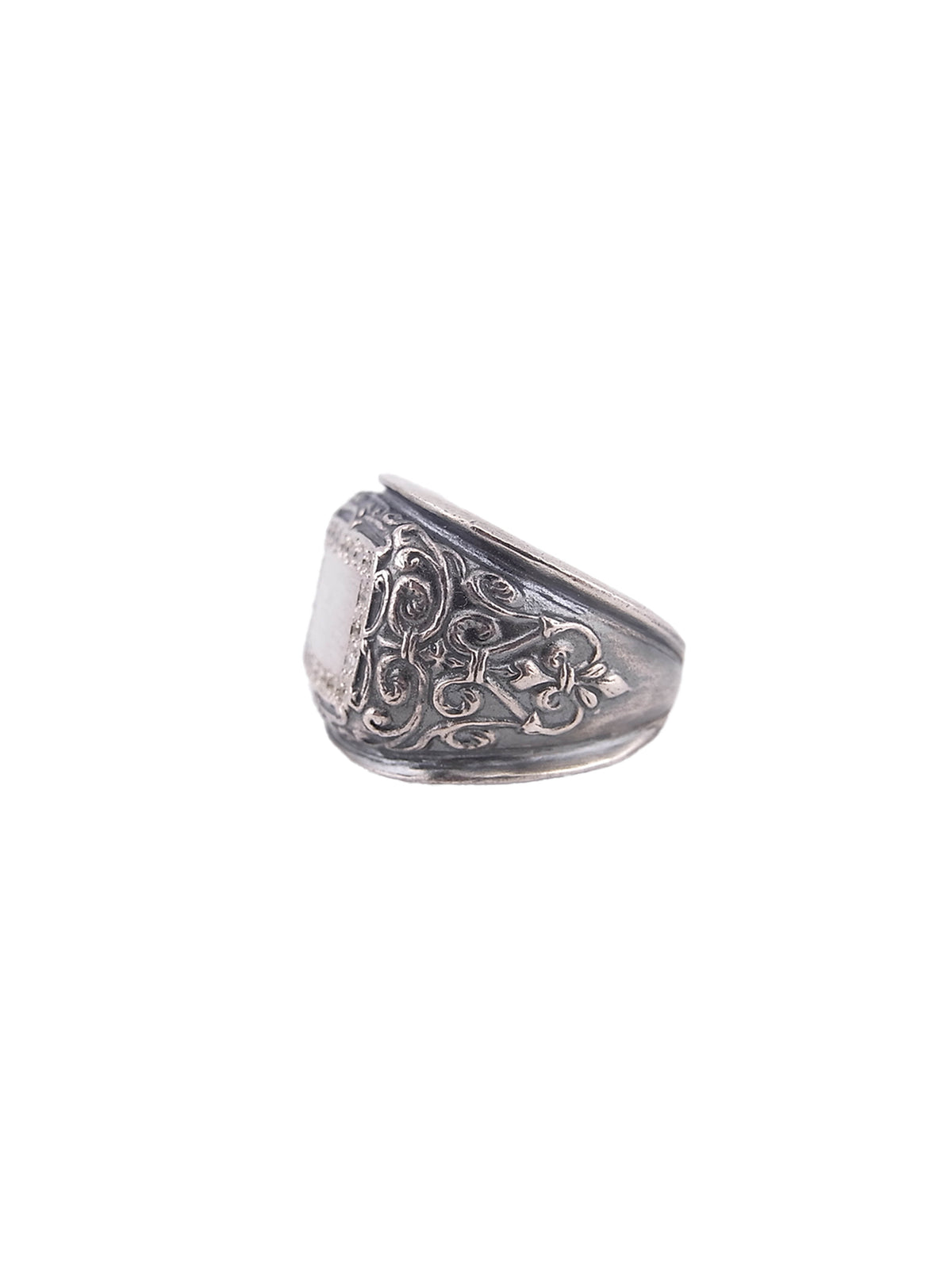 Diamond Framed Signet Ring
