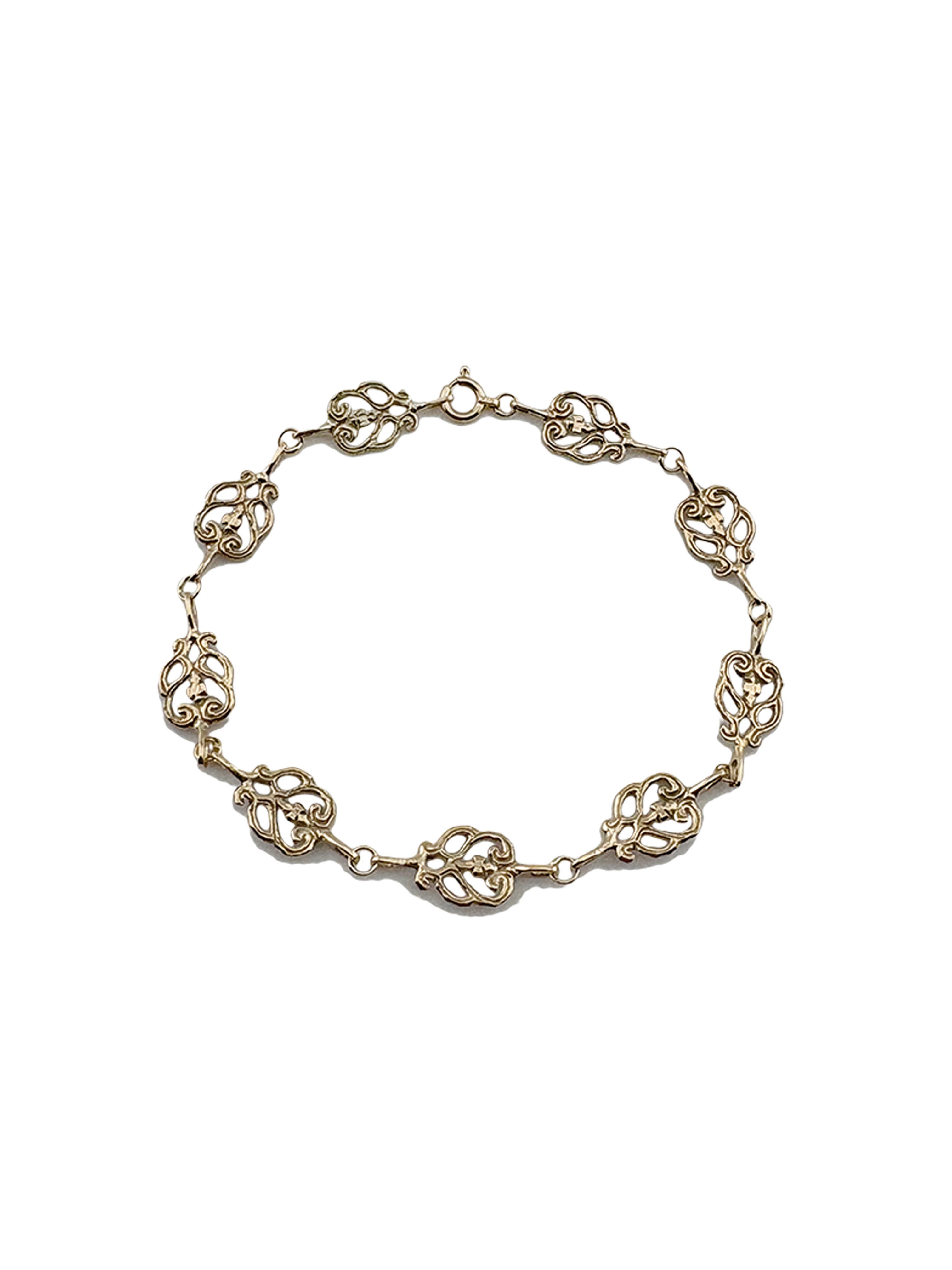 Rusty Thought K18 チェーンブレスレット Landscape Mixed Chain