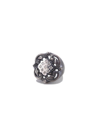 Shield Flower Diamond Ring