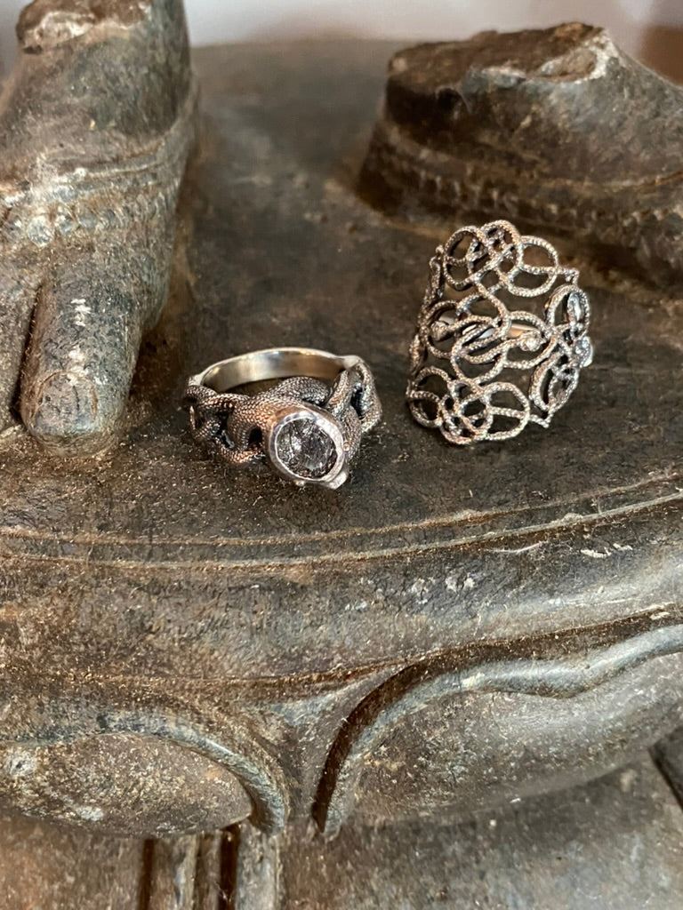 Lacy Snake Ring