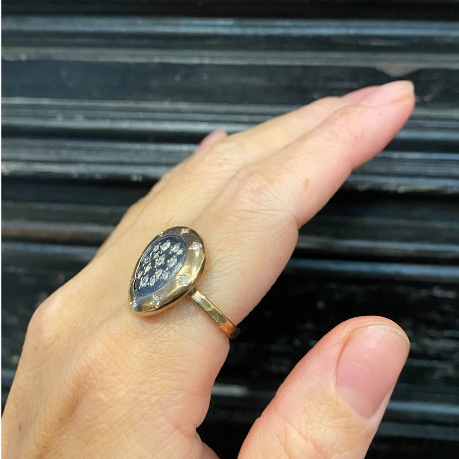 A Starlit Night Marron Ring