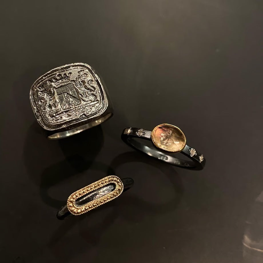 Studded Chain Ring 'S