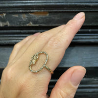 Snake Framed Amulet Ring