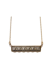 Horizontal Studs Necklace